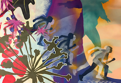 botanical mural by Kate Deciccio