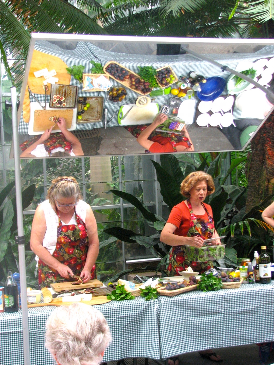 Cooking demonstrations at the U.S. Botanic Garden