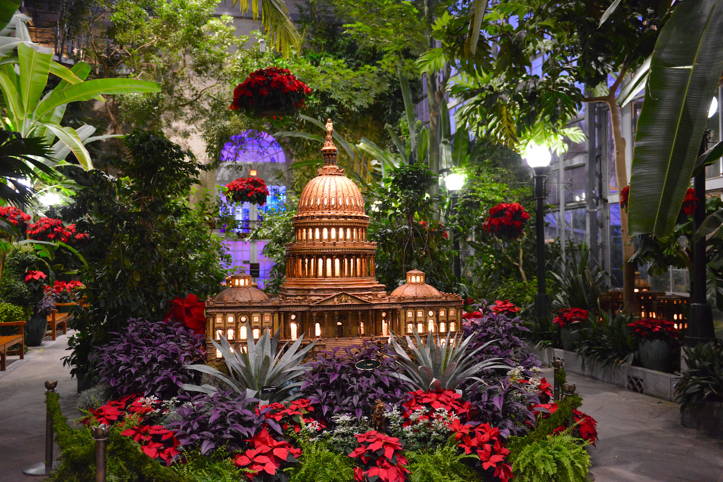 U.S. Capitol made from plant materials